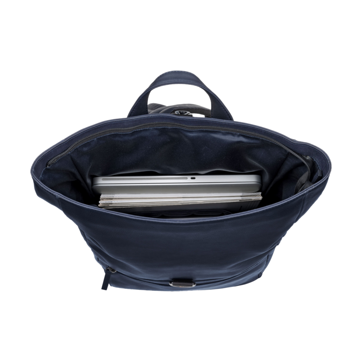 Leonhard Heyden Den Haag Rucksack Rolltop Blau Clearance-Verkauf