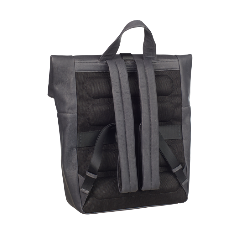 Leonhard Heyden Den Haag Rucksack Rolltop Grau Kostenloser Versand international