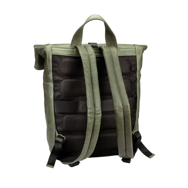 Leonhard Heyden Den Haag Rucksack Rolltop Oliv Fabrikladen