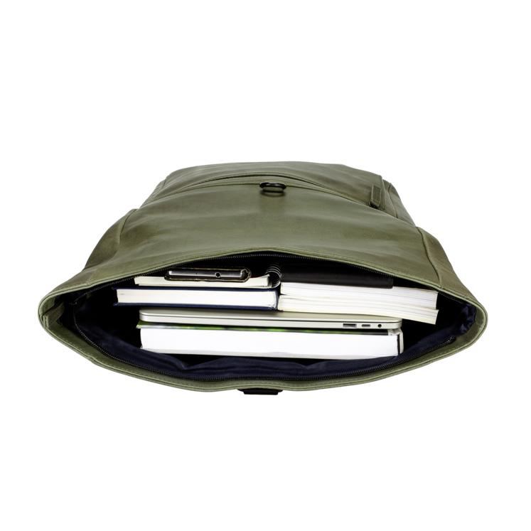Leonhard Heyden Den Haag Rucksack Rolltop Oliv Fabrikladen