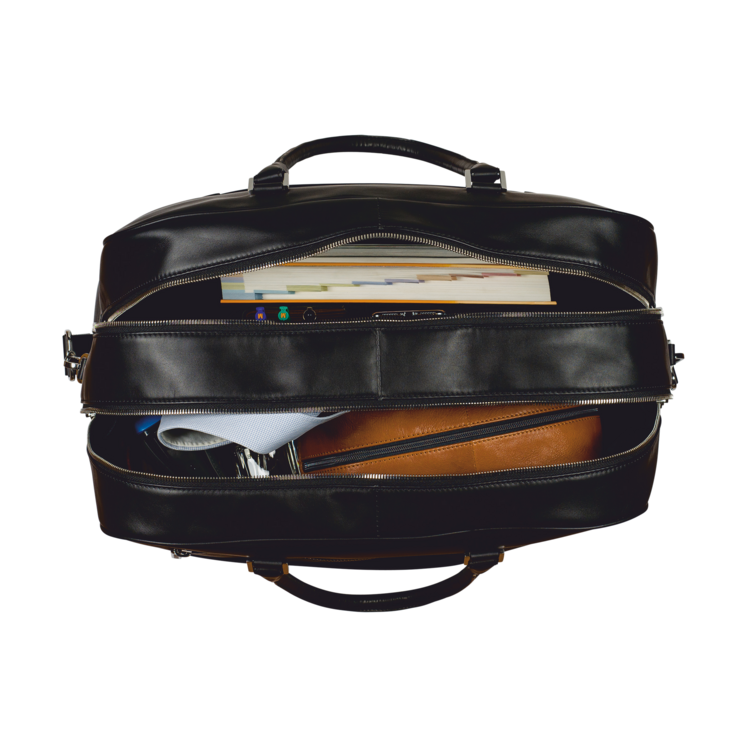 Leonhard Heyden Montreal Business-Reisetasche Schwarz Vatertagsangebot