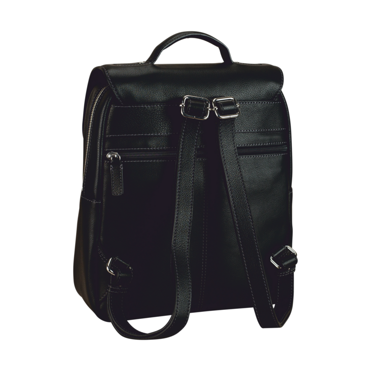 Leonhard Heyden Nizza City-Rucksack Schwarz Große Rabatte
