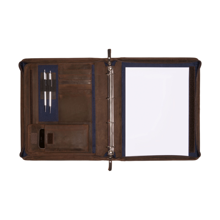 Leonhard Heyden Salisbury Schreibmappe Braun Osterangebot