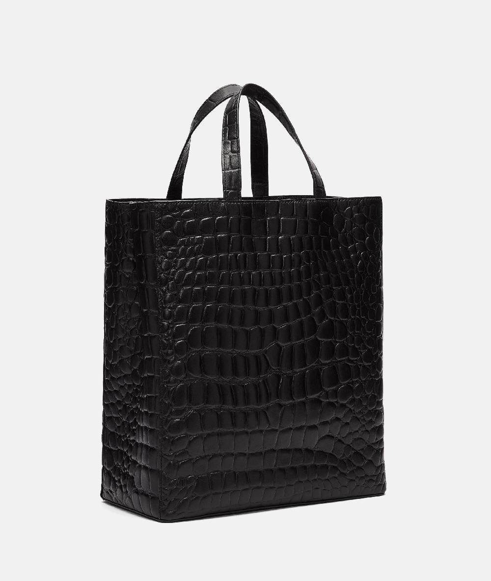 Liebeskind Berlin Kroko Paper Bag Tote M Kostenloser Versand