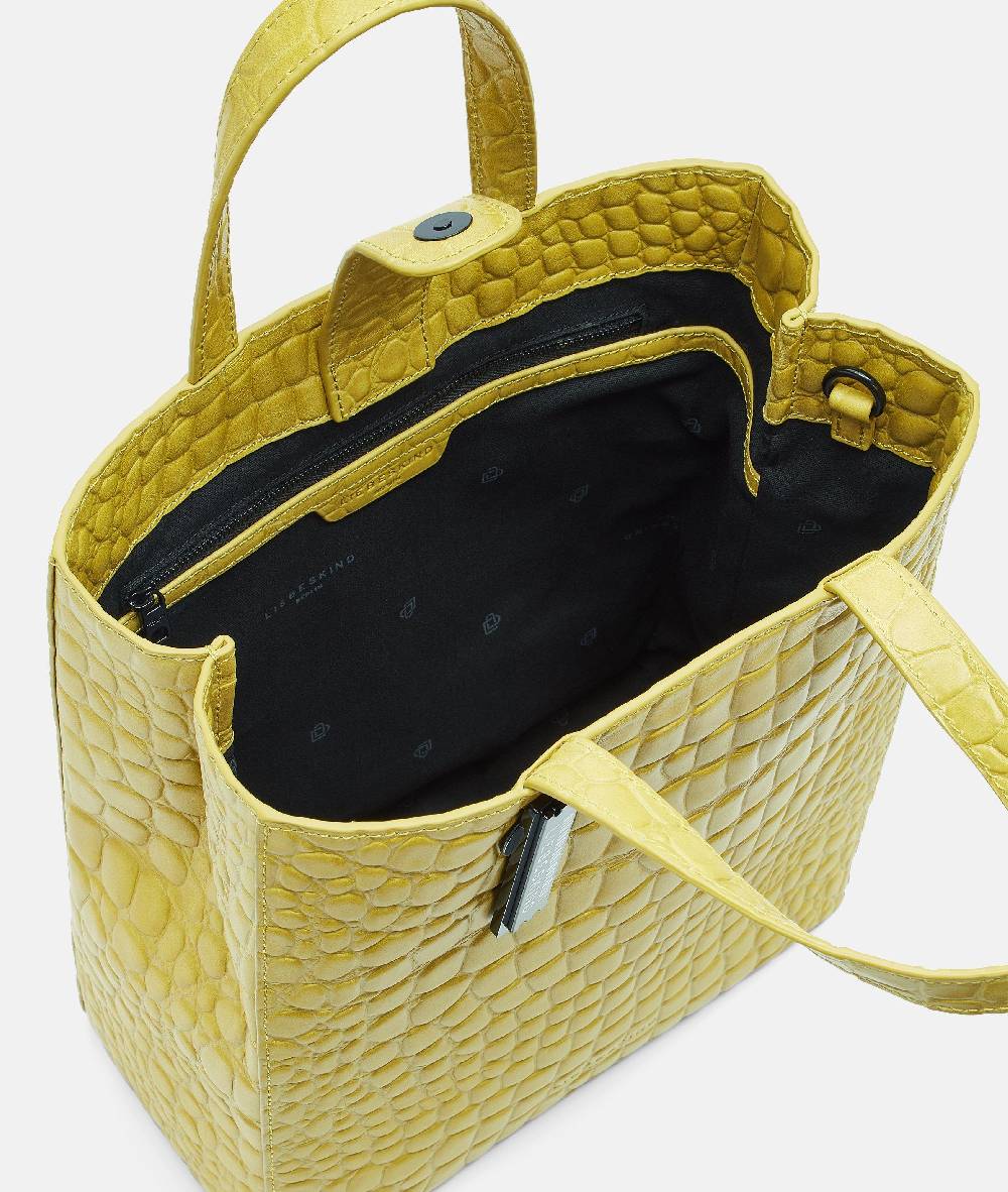 Liebeskind Berlin Kroko Paper Bag Tote M Auslauf