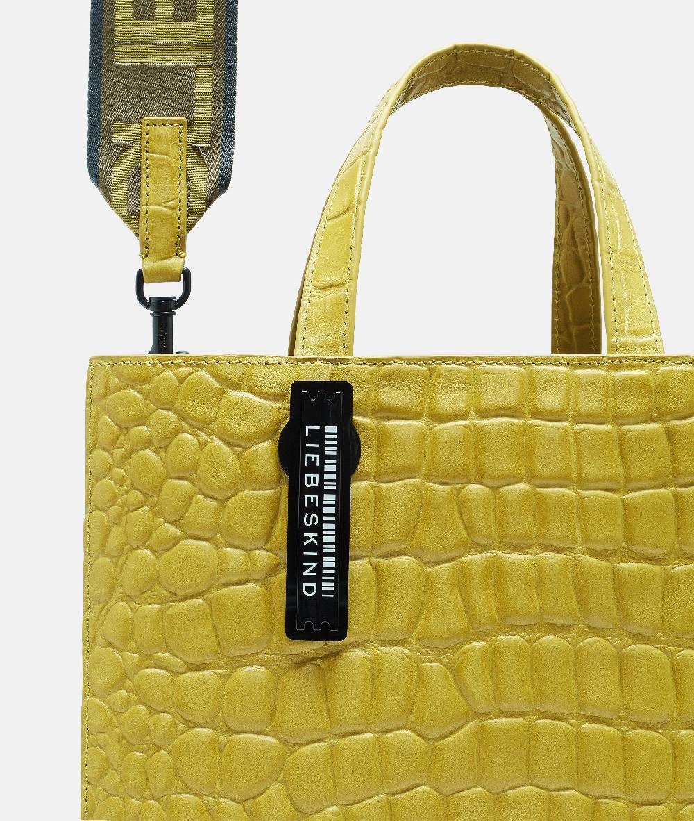 Liebeskind Berlin Kroko Paper Bag Tote M Auslauf
