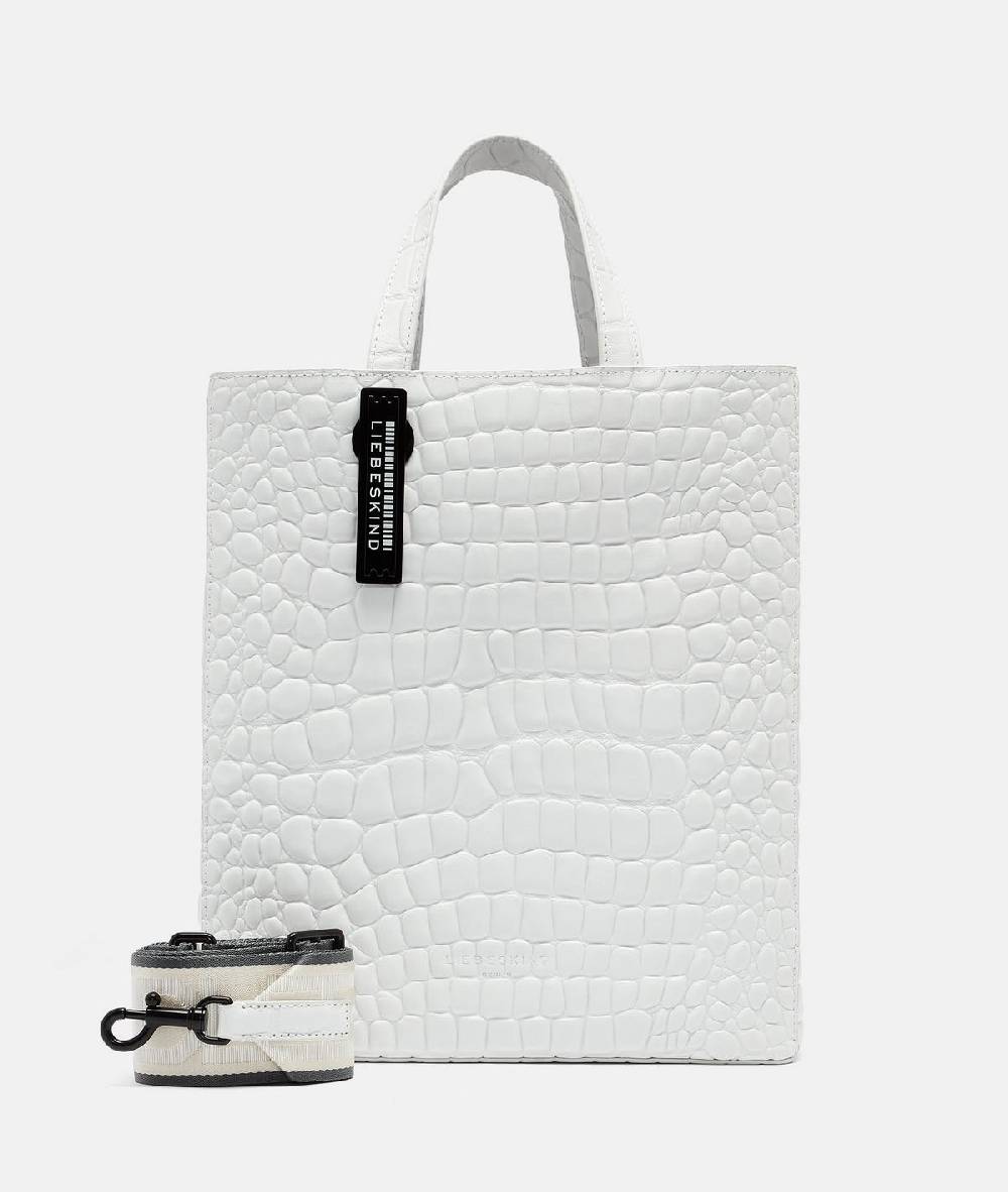 Liebeskind Berlin Kroko Paper Bag Tote M Blitzangebot