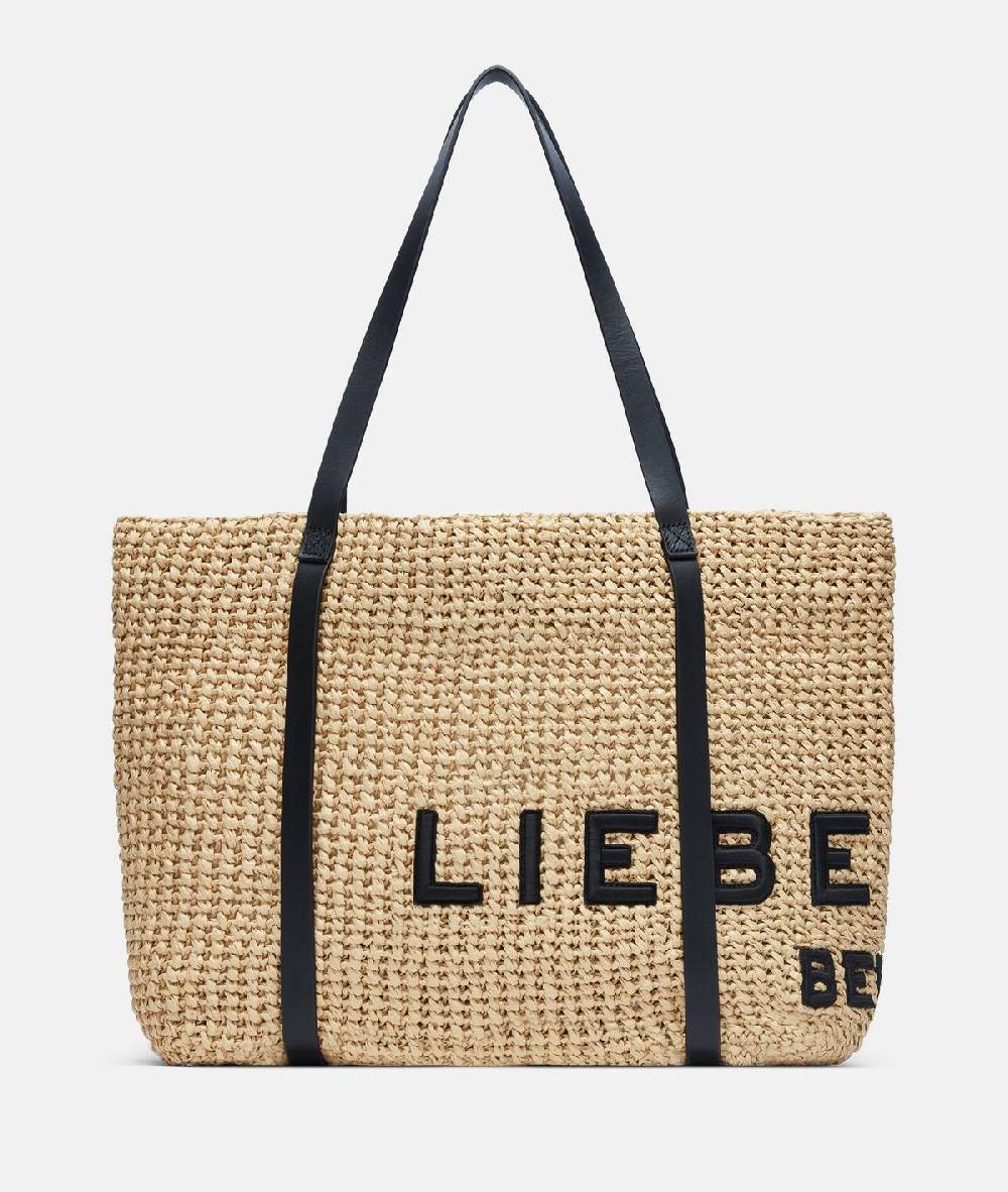 Liebeskind Berlin Straw Aurora Shopper L Kostenlose Rückgabe