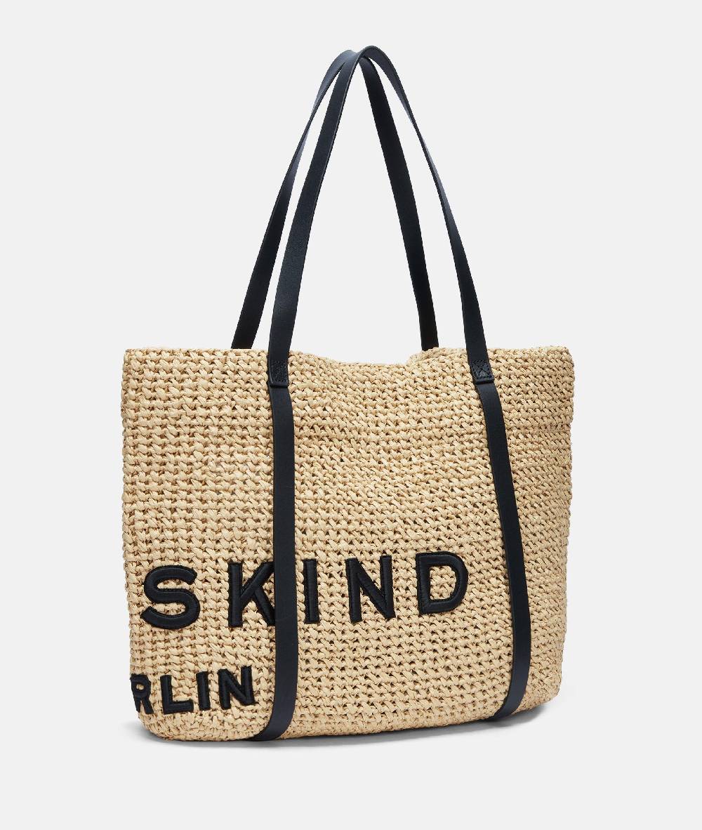 Liebeskind Berlin Straw Aurora Shopper L Kostenlose Rückgabe