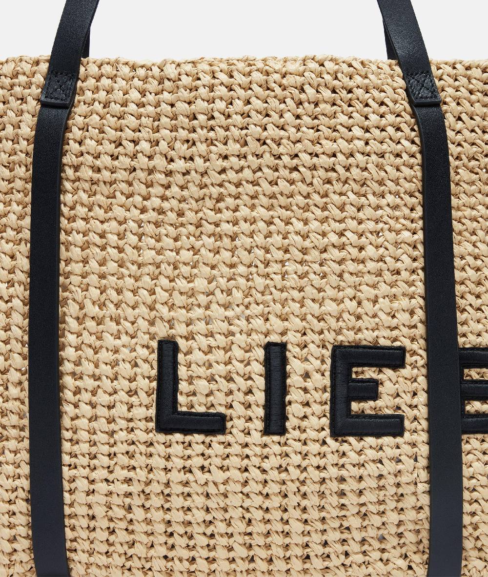 Liebeskind Berlin Straw Aurora Shopper L Kostenlose Rückgabe