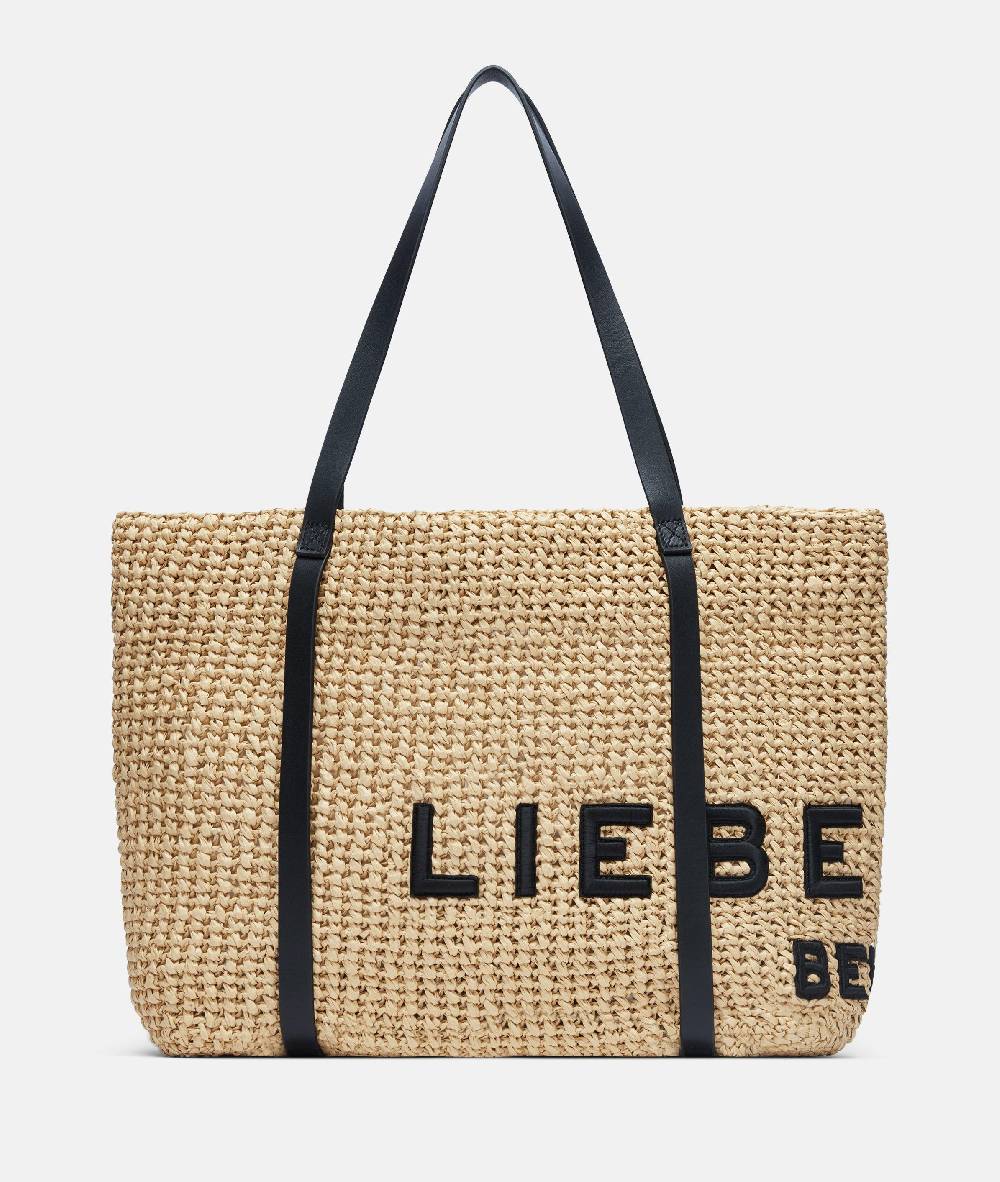 Liebeskind Berlin Straw Aurora Shopper L Kostenlose Rückgabe