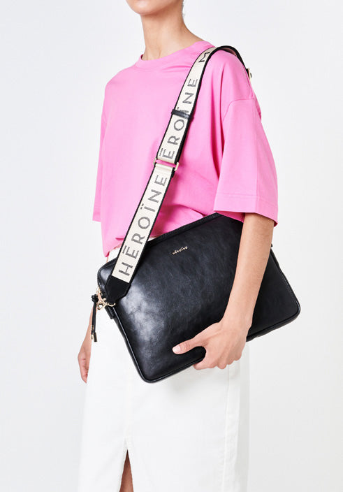 Maison Héroïne BI-COLOR LOGO SHOULDER STRAP Tägliche Deals