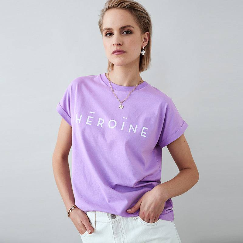 Maison Héroïne HĒROÏNE T-SHIRT ORCHID Kostenloser Versand international