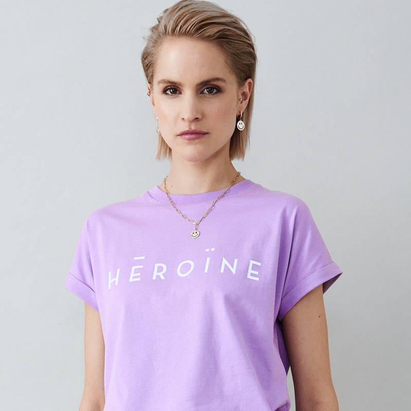 Maison Héroïne HĒROÏNE T-SHIRT ORCHID Kostenloser Versand international