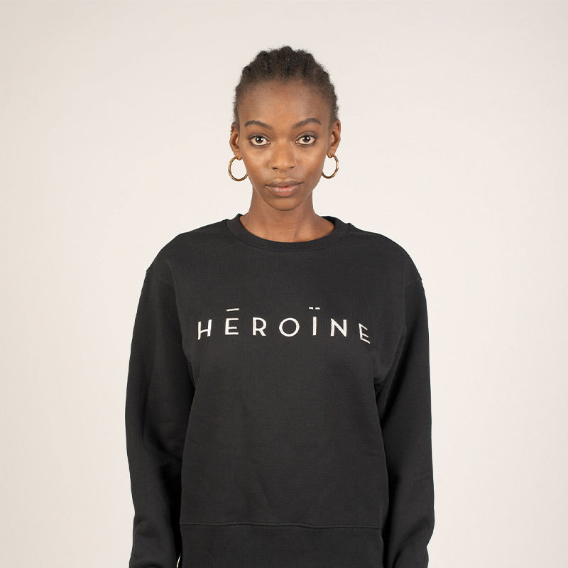 Maison Héroïne SWEATER BLACK Fabrikladen