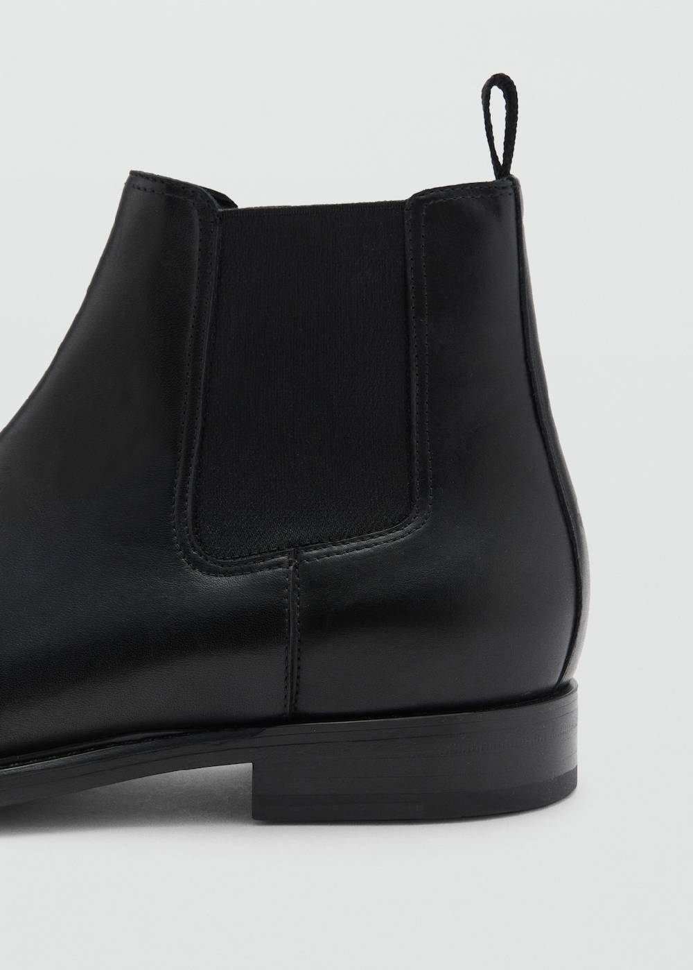﻿Mango Chelsea Boots aus poliertem Leder Sonderangebot