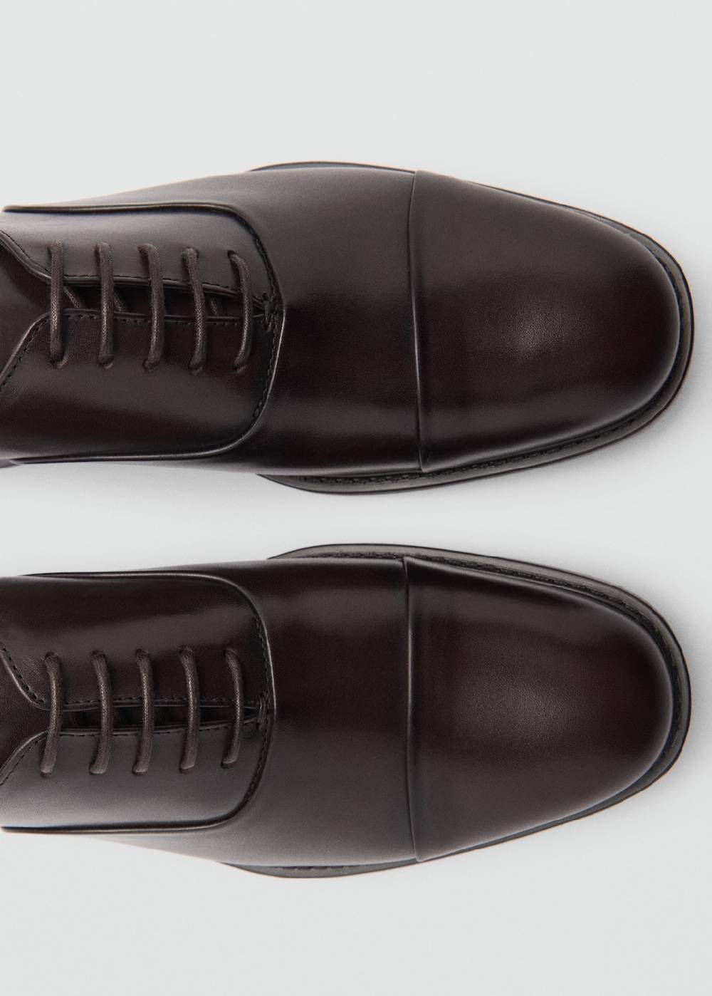 Mango Anzugschuhe aus Leder Rabatt