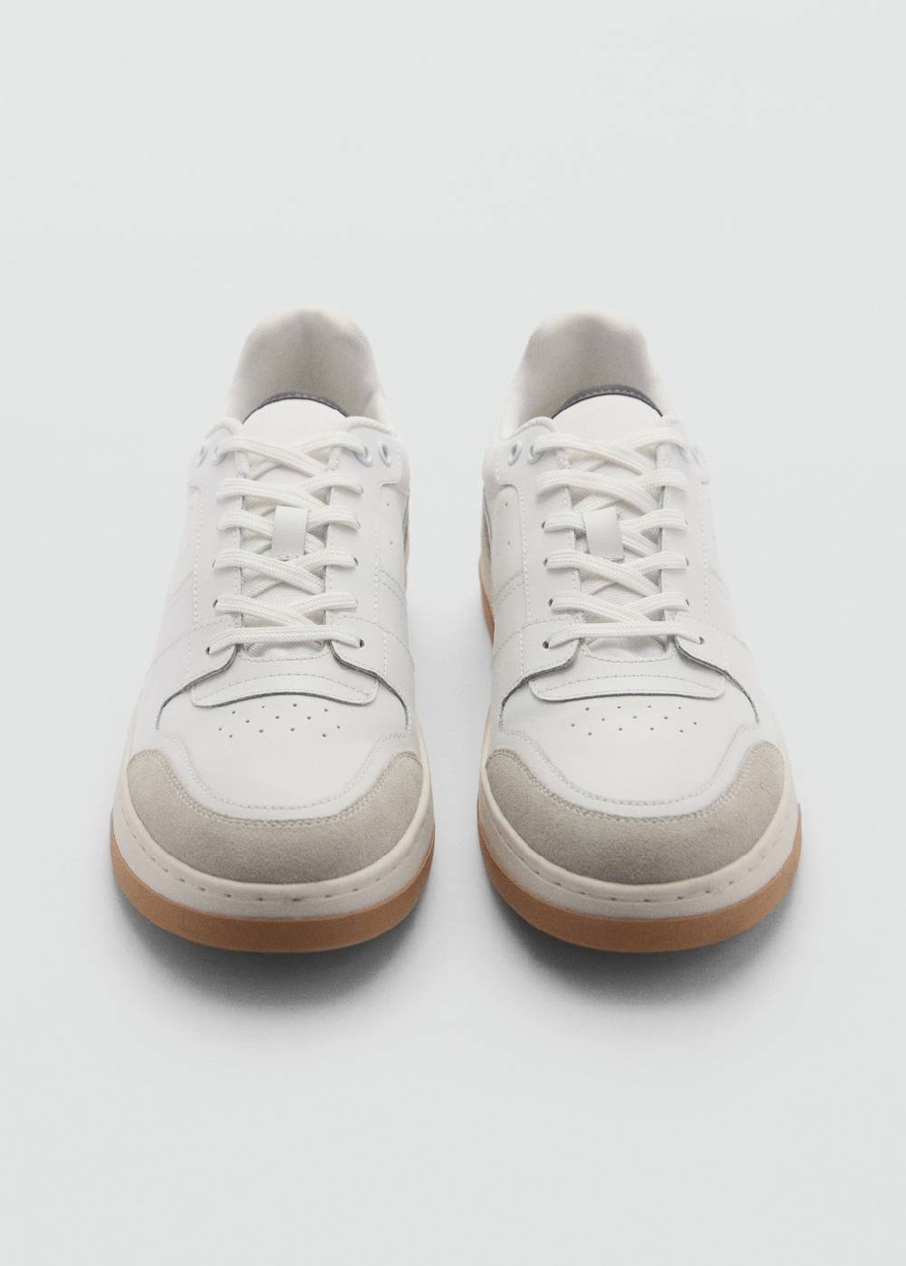 Mango Sneakers mit kontrastierenden Lederdetails Lagerräumung