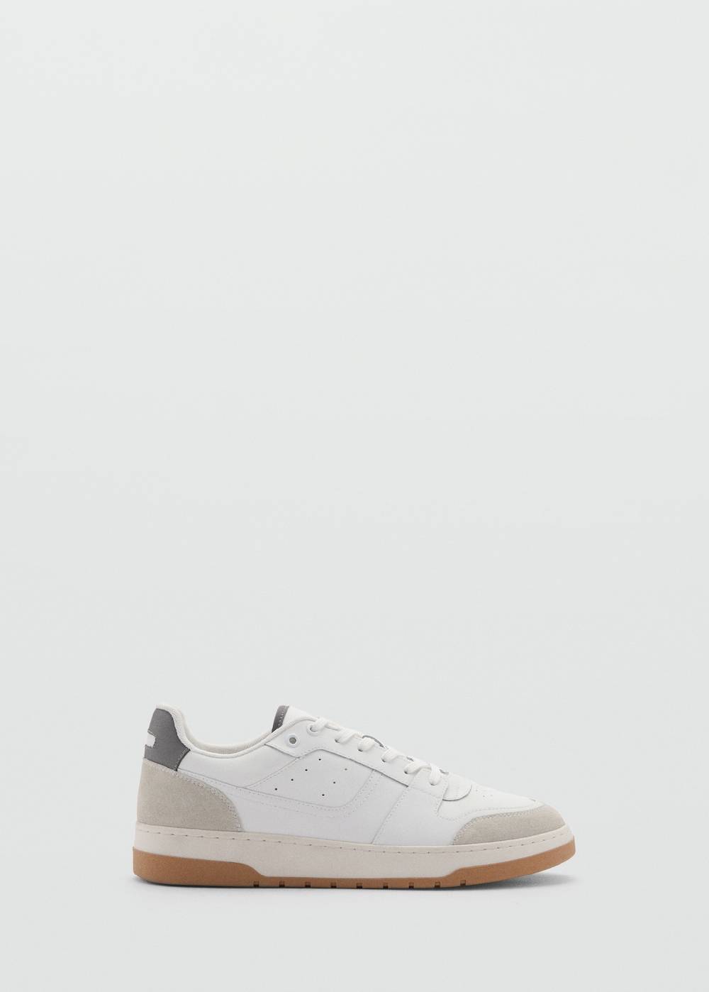 Mango Sneakers mit kontrastierenden Lederdetails Lagerräumung