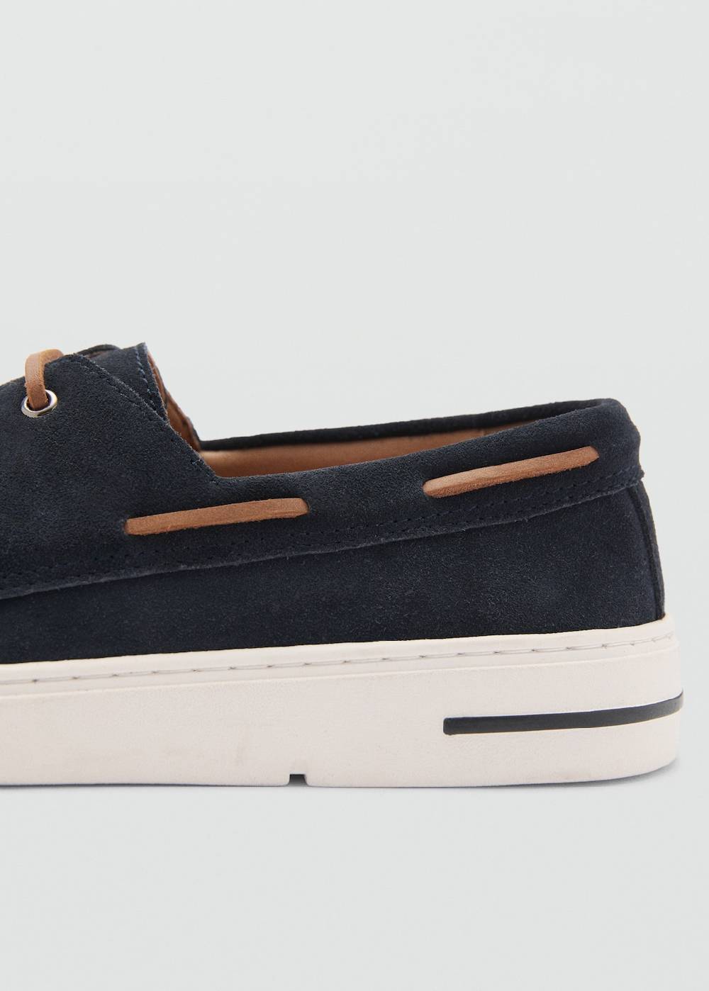 Mango Bootsschuh aus Rauleder Räumungsverkauf