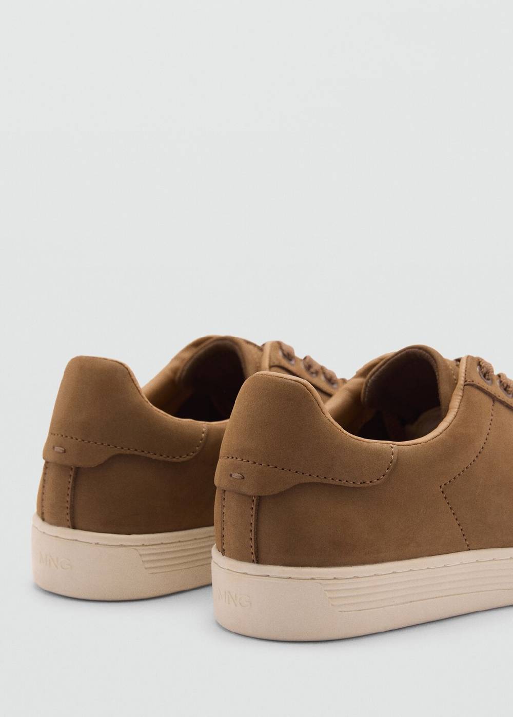 Mango Wildleder-Sneaker mit Schnürsenkeln Sonderangebote