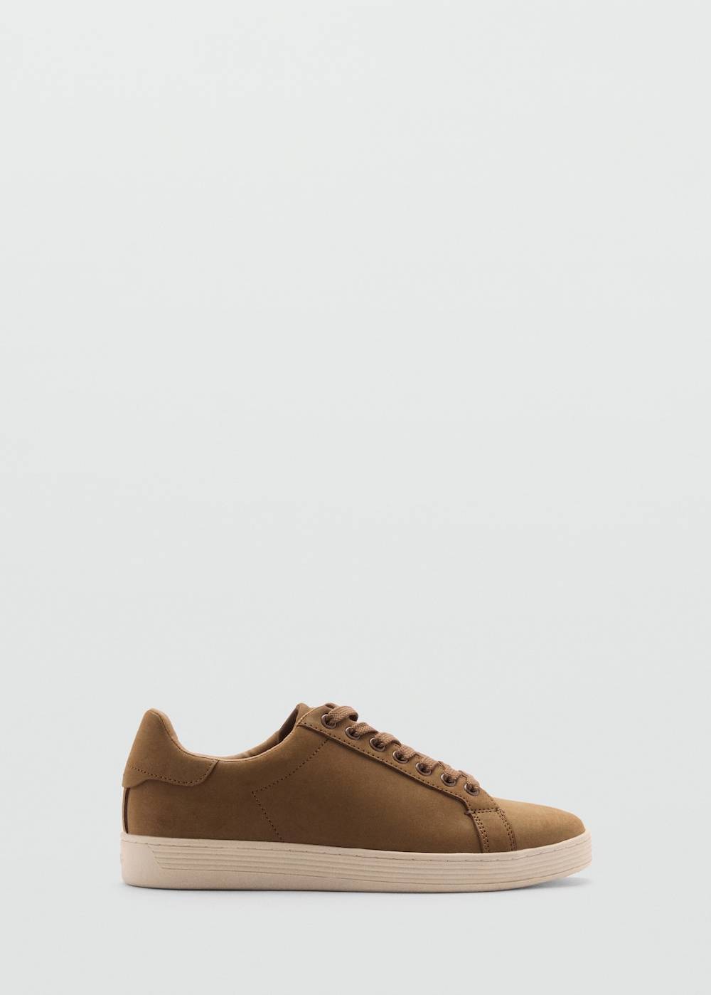 Mango Wildleder-Sneaker mit Schnürsenkeln Sonderangebote