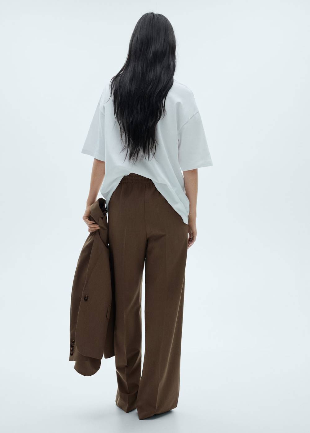 Mango Gerade Hose mit Stretchbund Begrenzte Freigabe