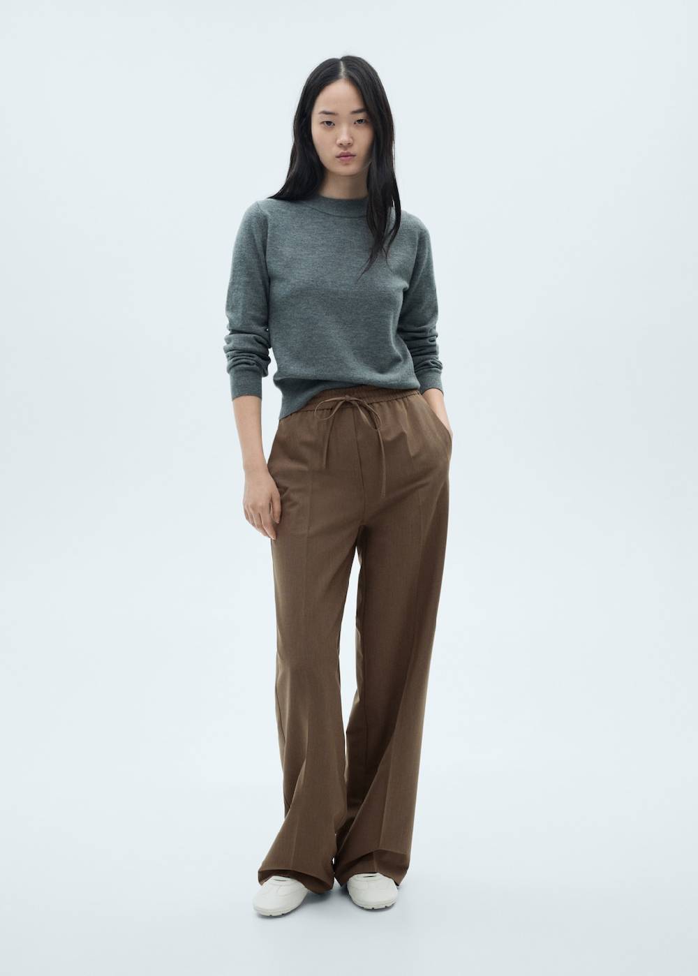 Mango Gerade Hose mit Stretchbund Begrenzte Freigabe