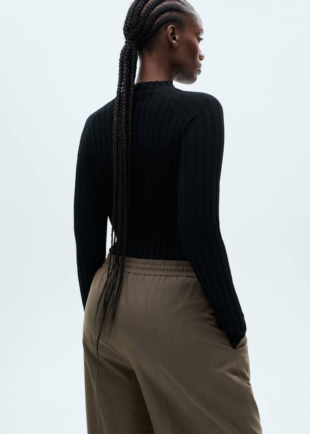 Mango Gerade Hose mit Stretchbund Begrenzte Freigabe