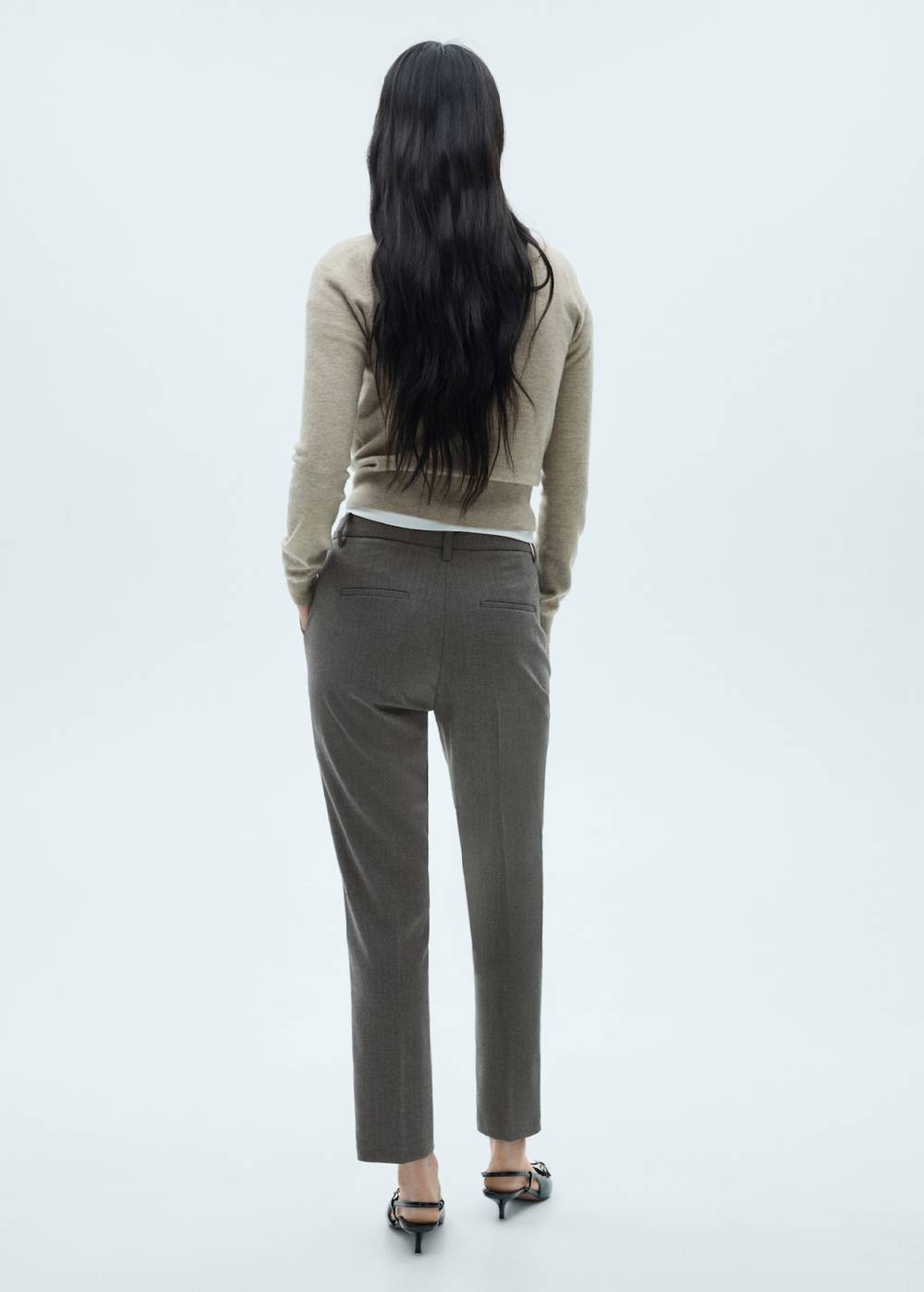 Mango Skinny Hose mit mittelhohem Bund Letzte 3 Tage