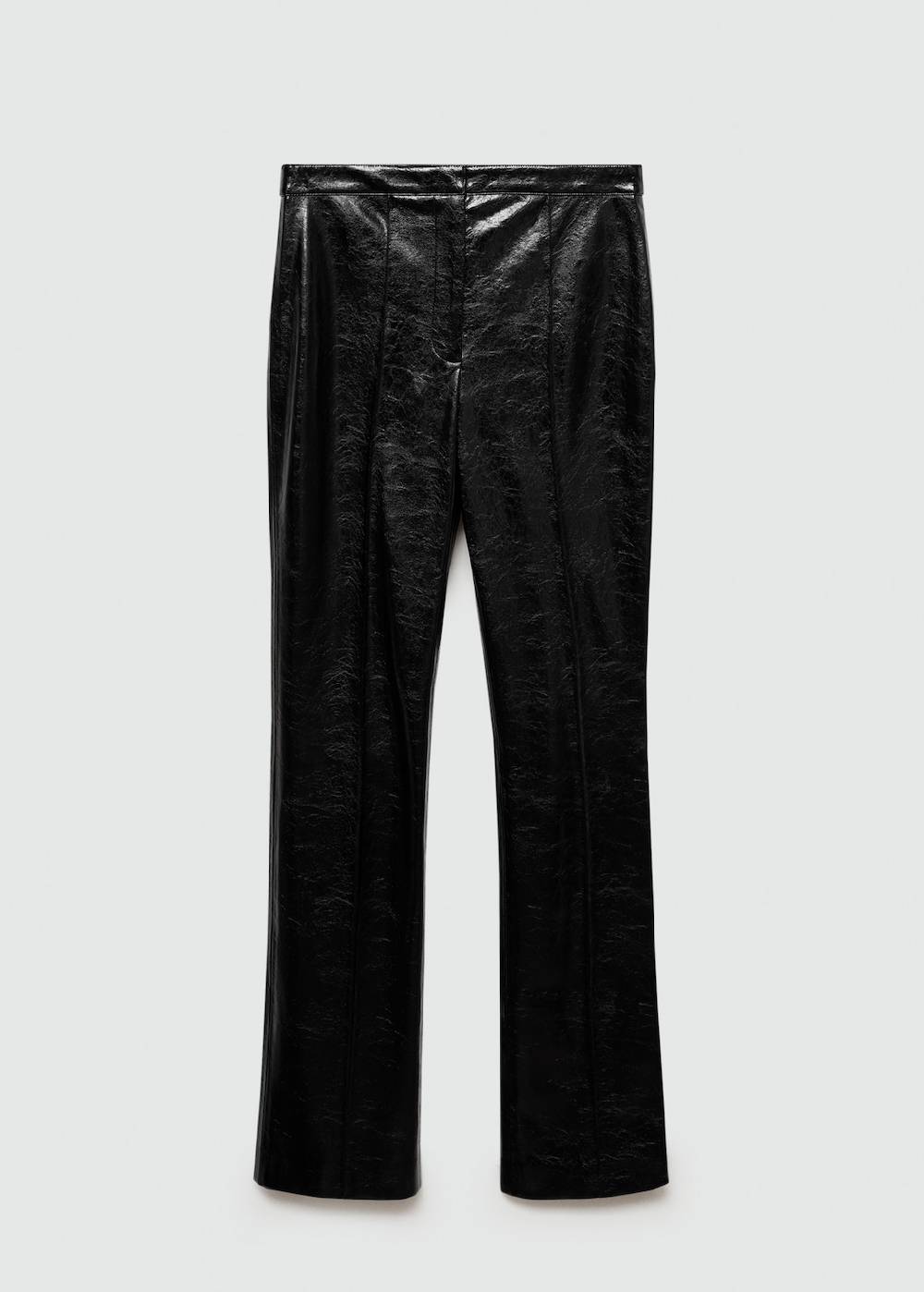 Mango Skinny-Hose mit Leder-Effekt Im Verkauf