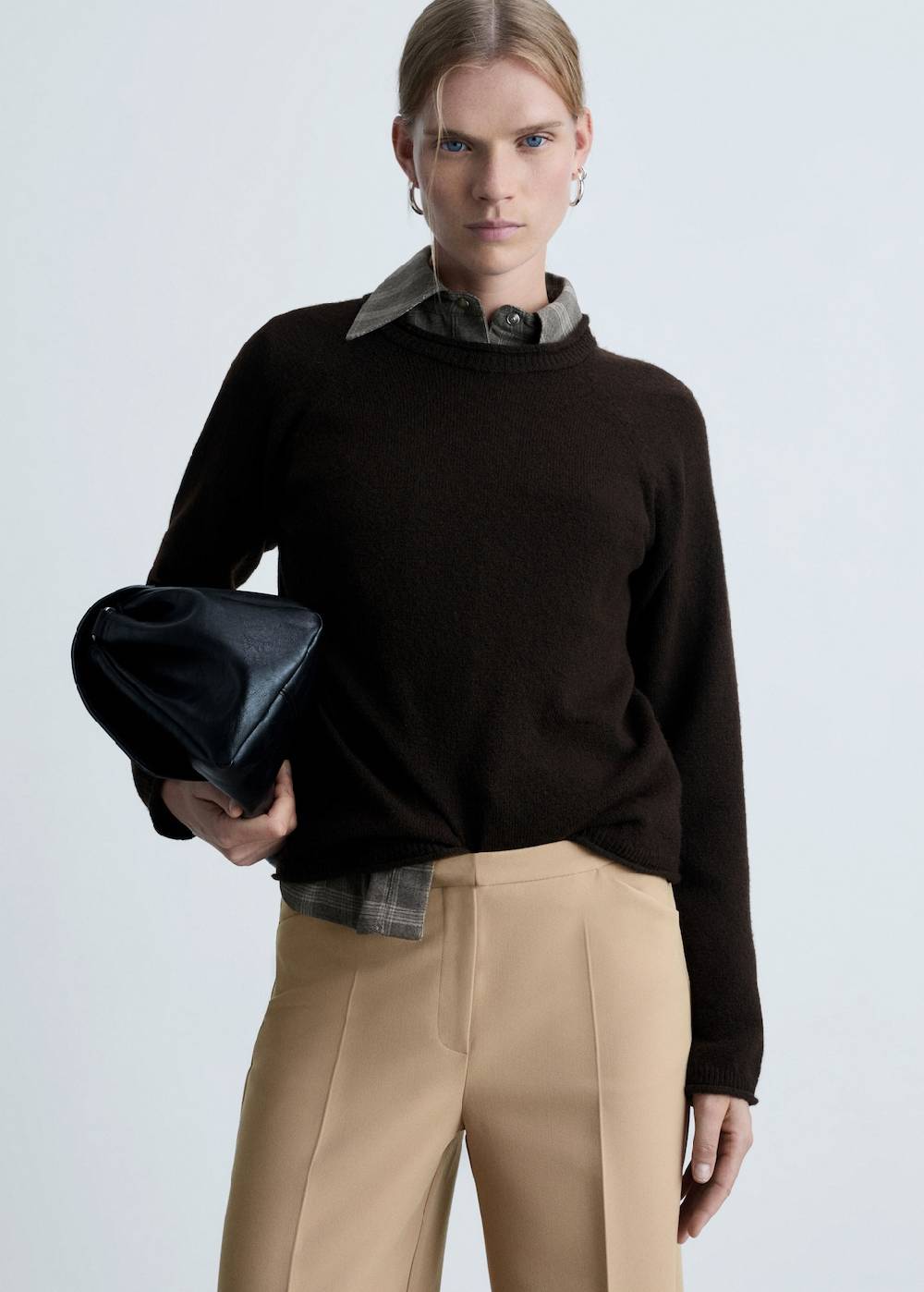 Mango Wideleg-Bundfaltenhose zollfrei