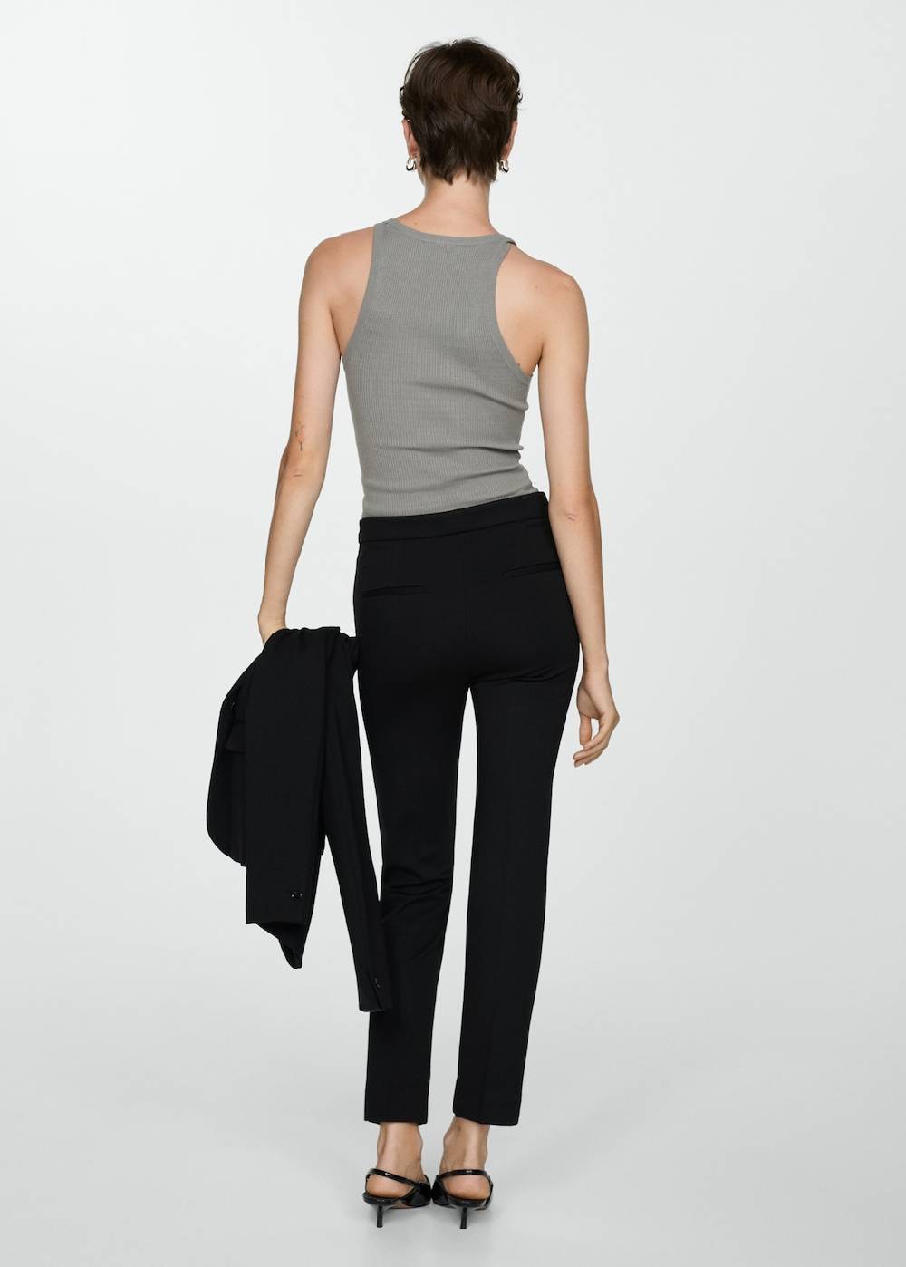 Mango Gerade Hose aus Romanit-Jersey Hotsell