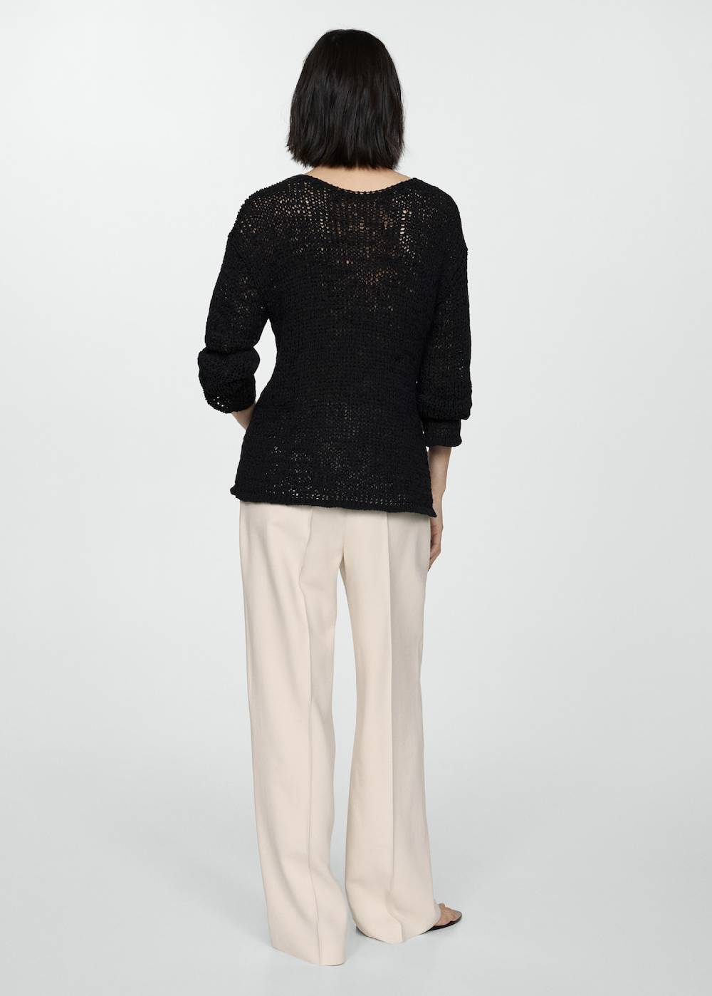 Mango Wideleg-Bundfaltenhose Günstig kaufen