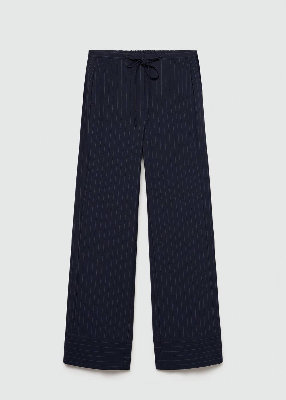 Mango Gerade Nadelstreifenhose Preisnachlass