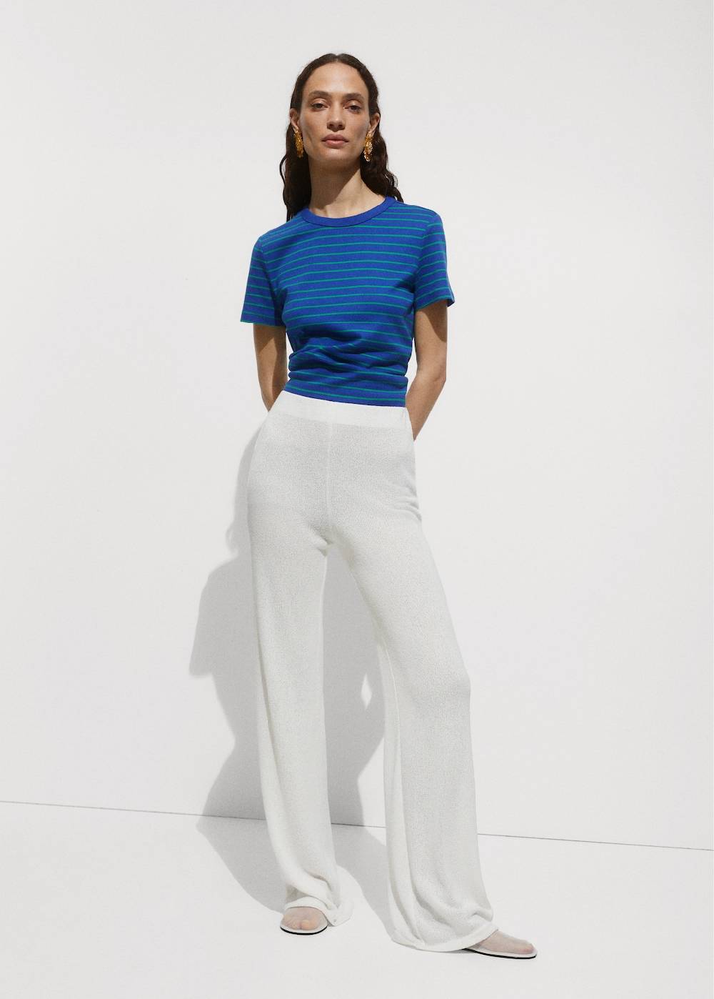 Mango Gerade Strickhose Saisonale Angebote
