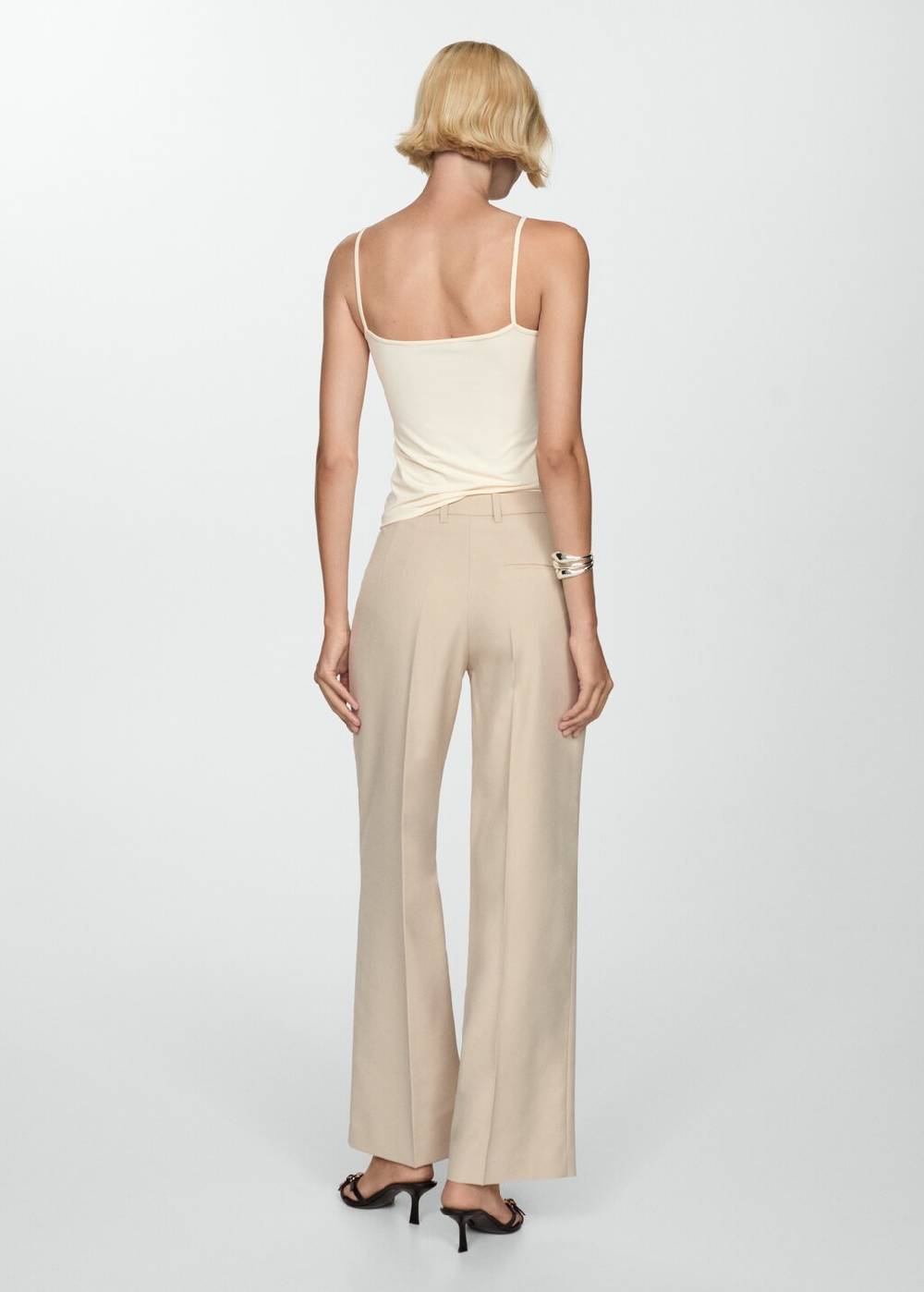 Mango Gerade Bundfaltenhose Tägliche Deals