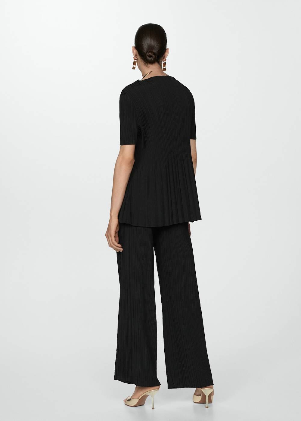 Mango Fließende Plissée-Hose Riesige Ersparnisse