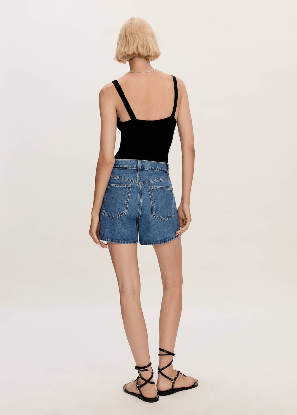 Mango Jeans-Shorts mit hoher Taille Wochenangebot