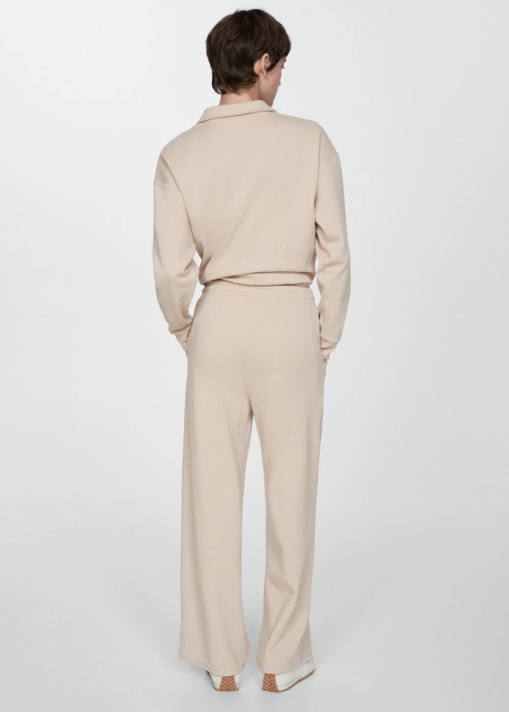 Mango Gerade Hose mit Nähten Neueste Stile