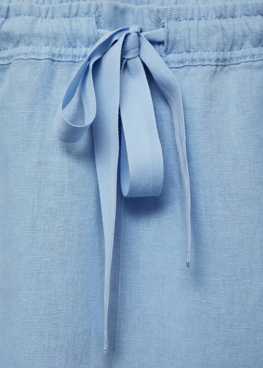 Mango Wideleg-Hose aus 100 % Leinen Letzte 2 Tage