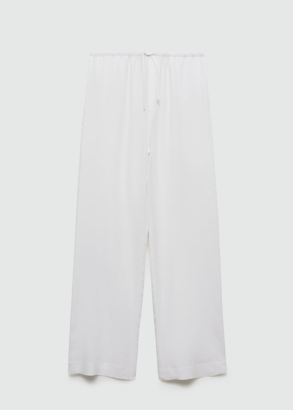 Mango Gerade Leinenhose Sonderangebot der Fabrik