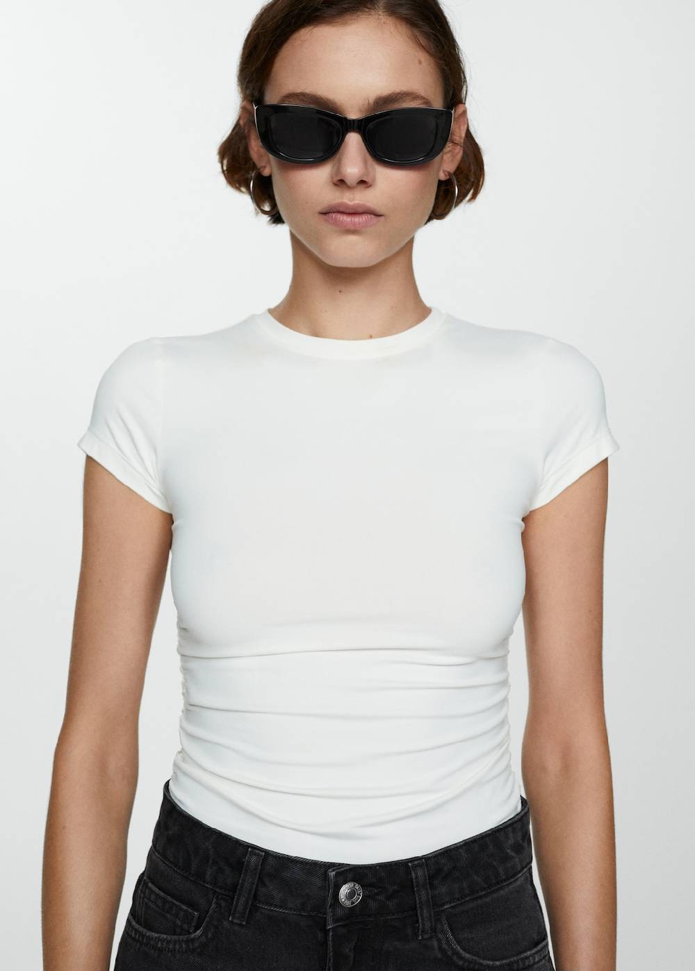 Mango Mom Fit-Jeans-Shorts Bis zu 55% Rabatt