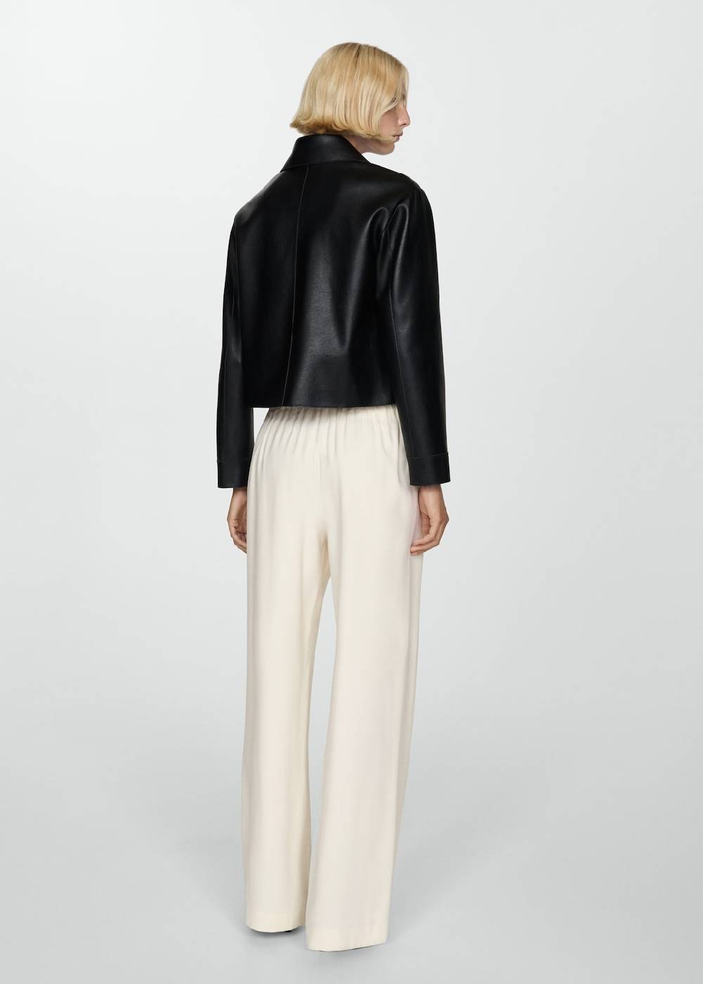 Mango Wideleg-Hose mit Stretchbund Begrenztes Angebot