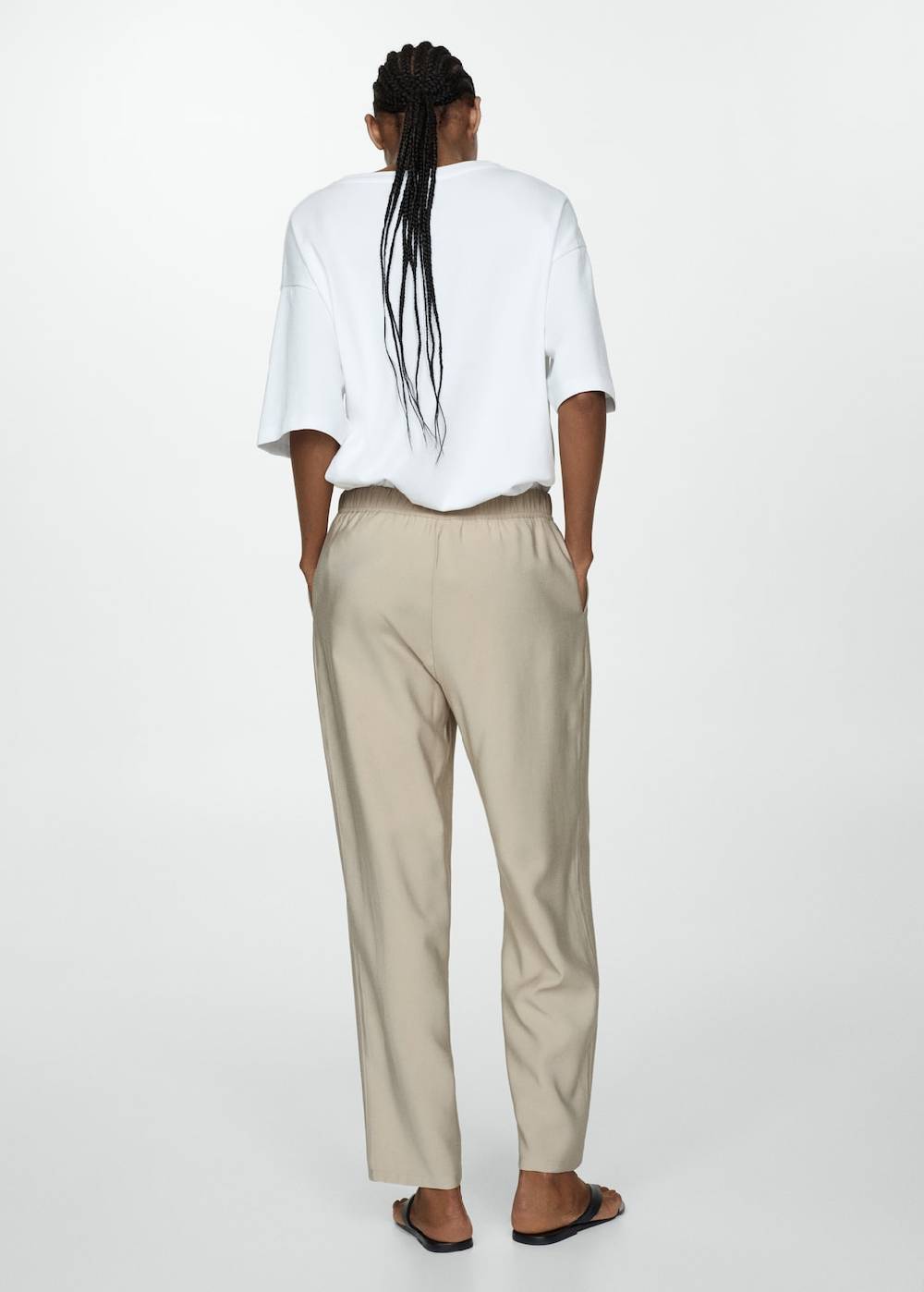 Mango Jogger Pants mit Kordel Weihnachtsangebot