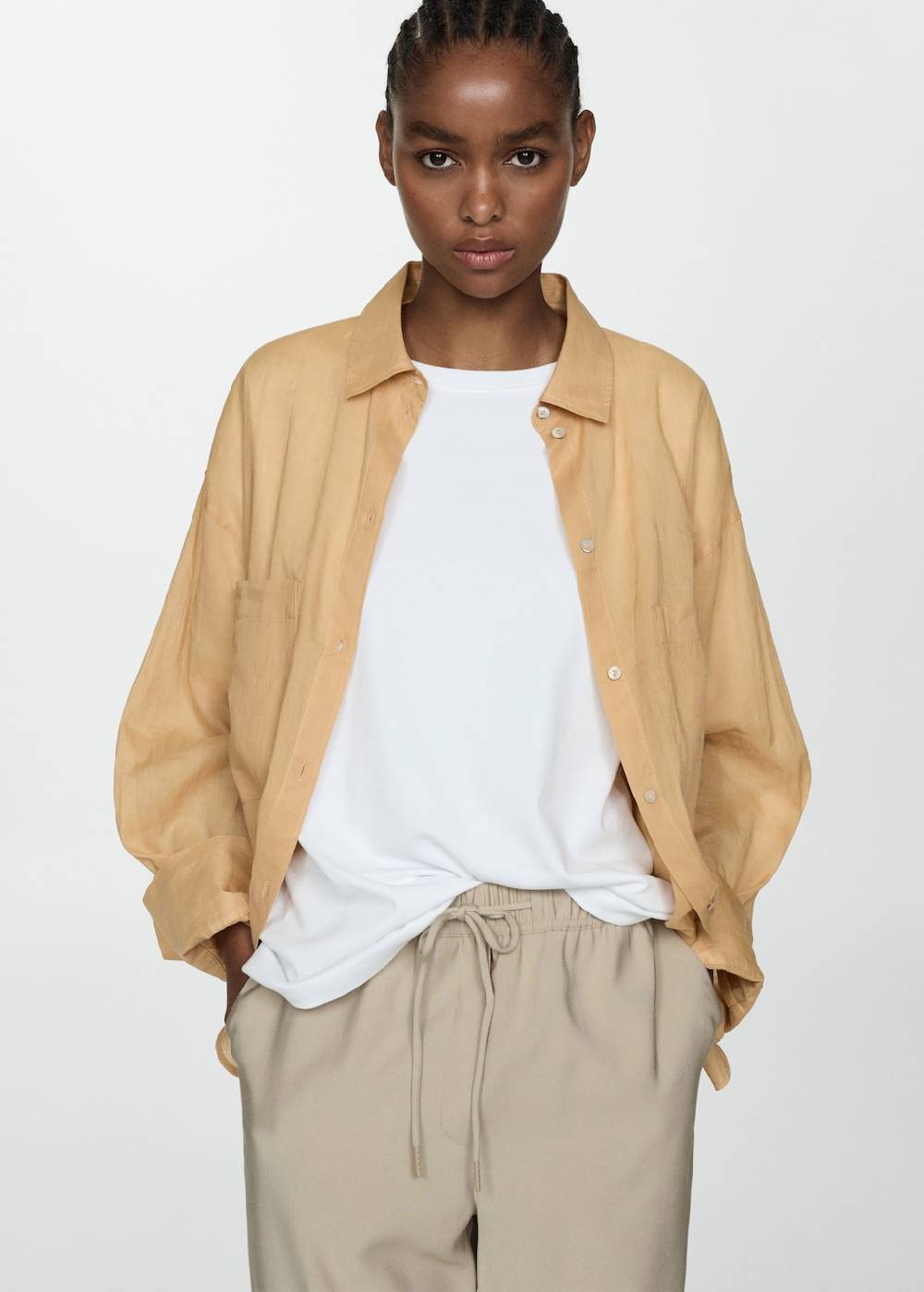 Mango Jogger Pants mit Kordel Weihnachtsangebot