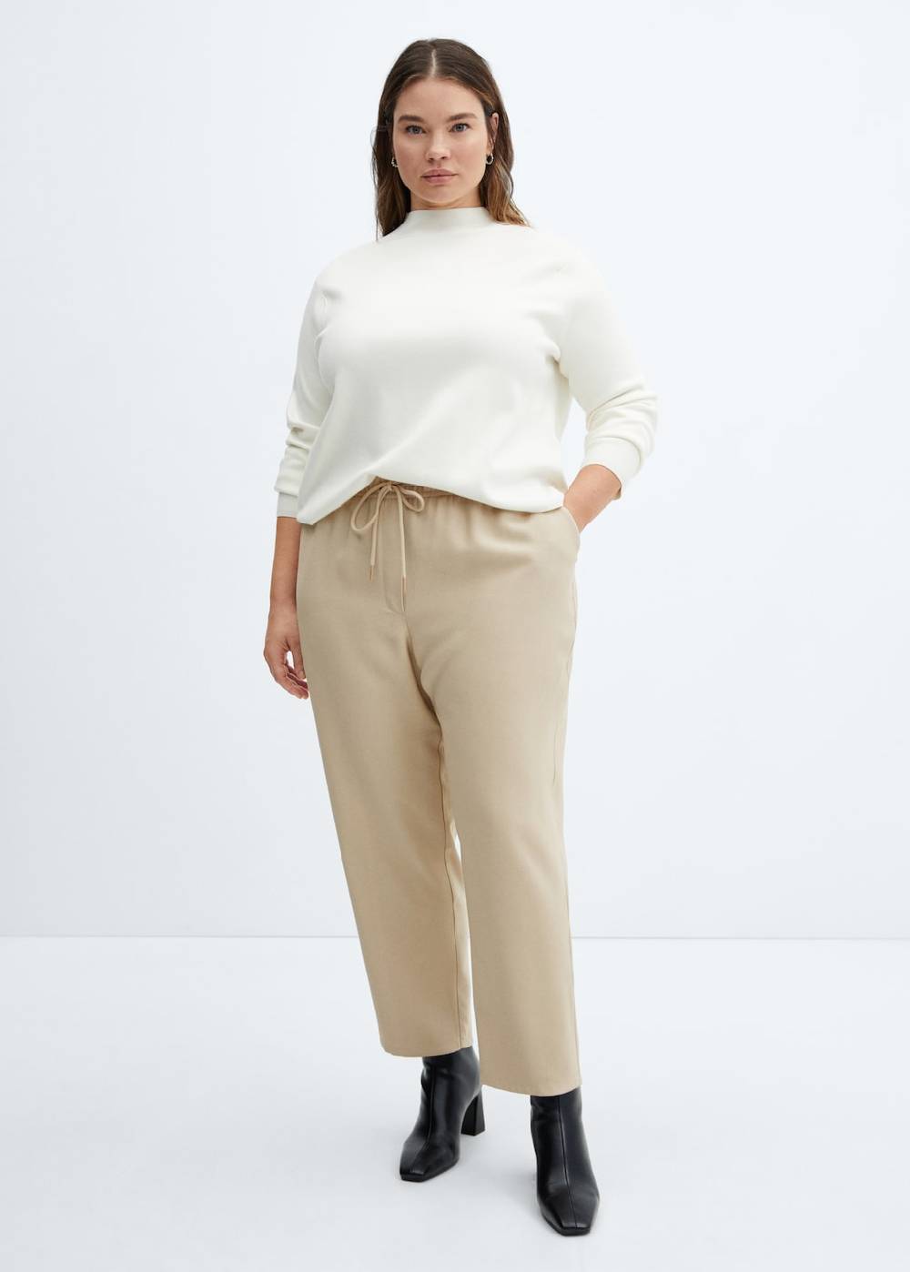 Mango Jogger Pants mit Kordel Weihnachtsangebot