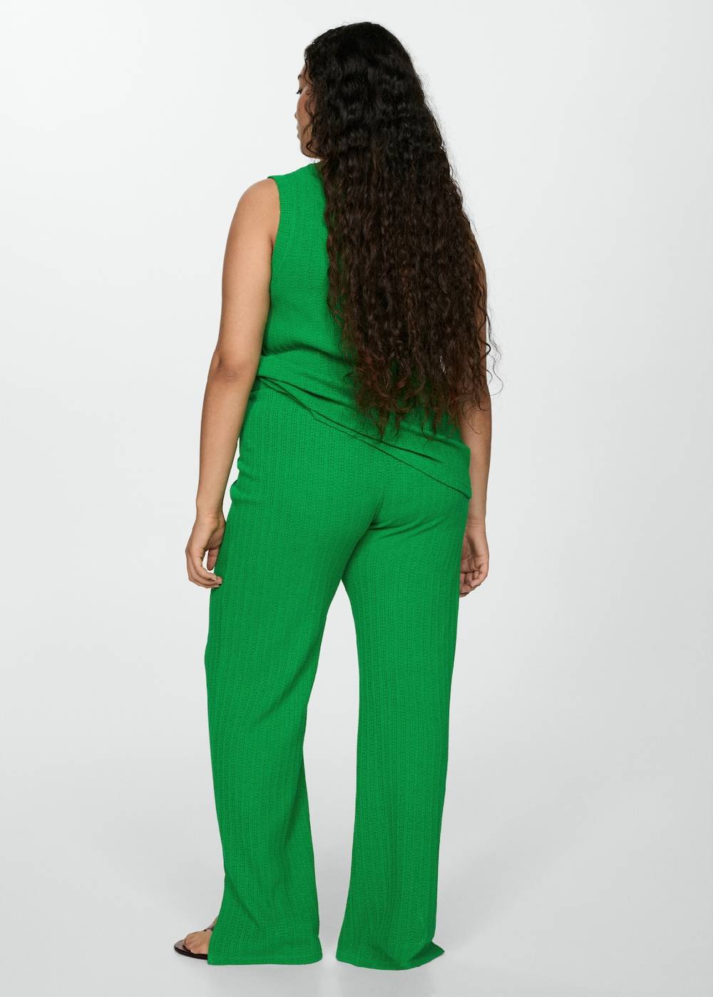 Mango Gerade Häkelhose Zeitlich begrenztes Angebot