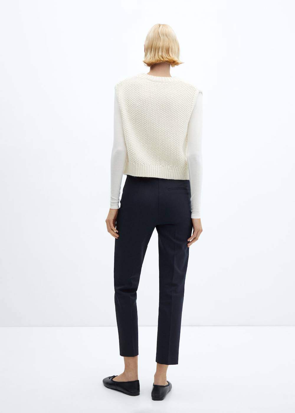 Mango Crop-Hose mit Knöpfen Blitzangebot