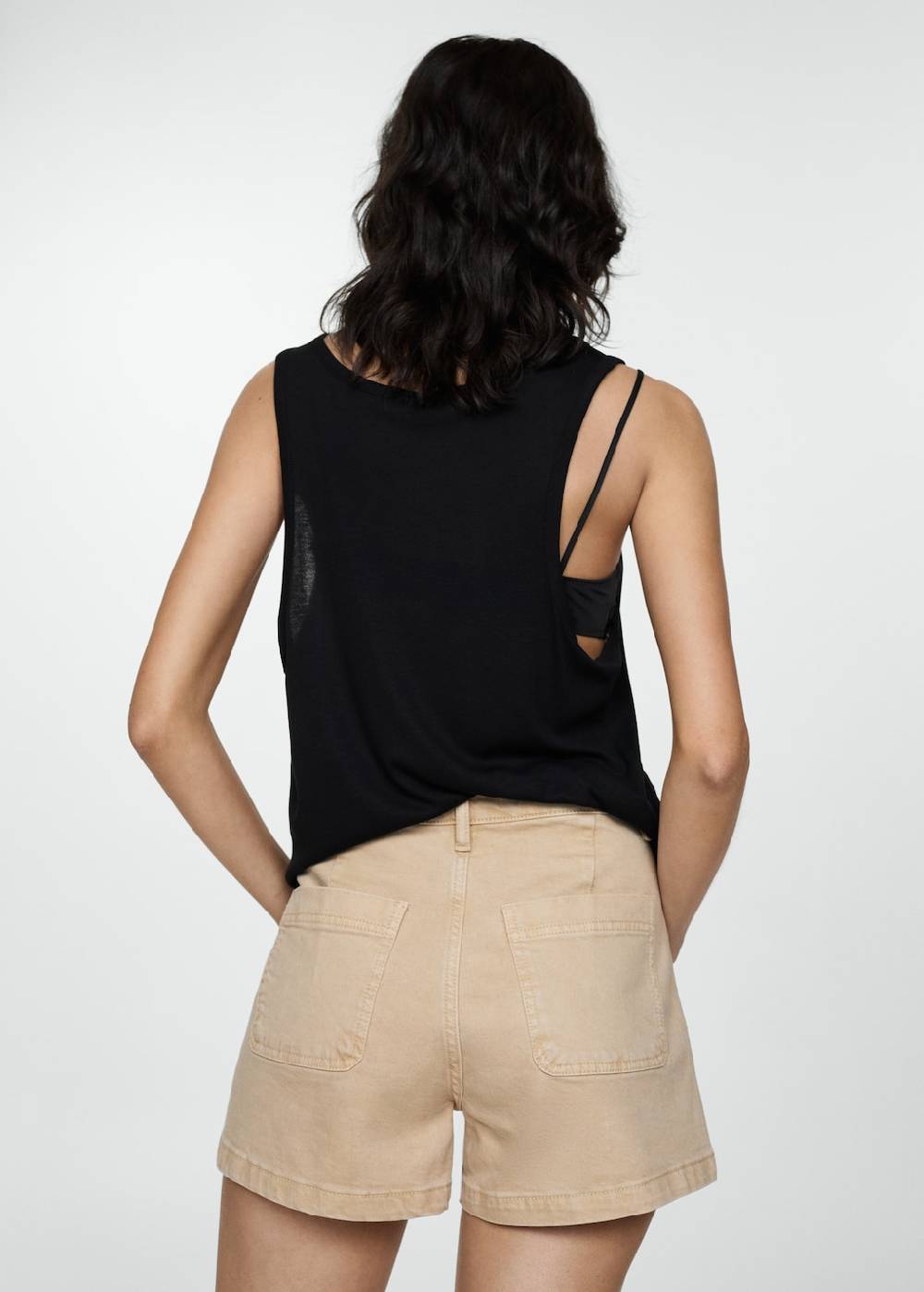 Mango Jeans-Shorts mit Taschen Räumungsverkauf